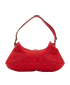 Vintage Shoulder Bag, &pound;195, Handbags, Red, Fabric, Back view